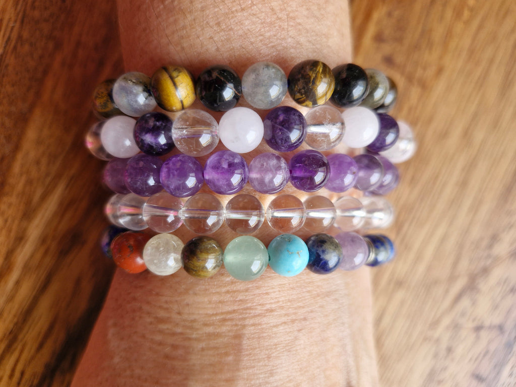 Bracelet billes 8 mm au choix