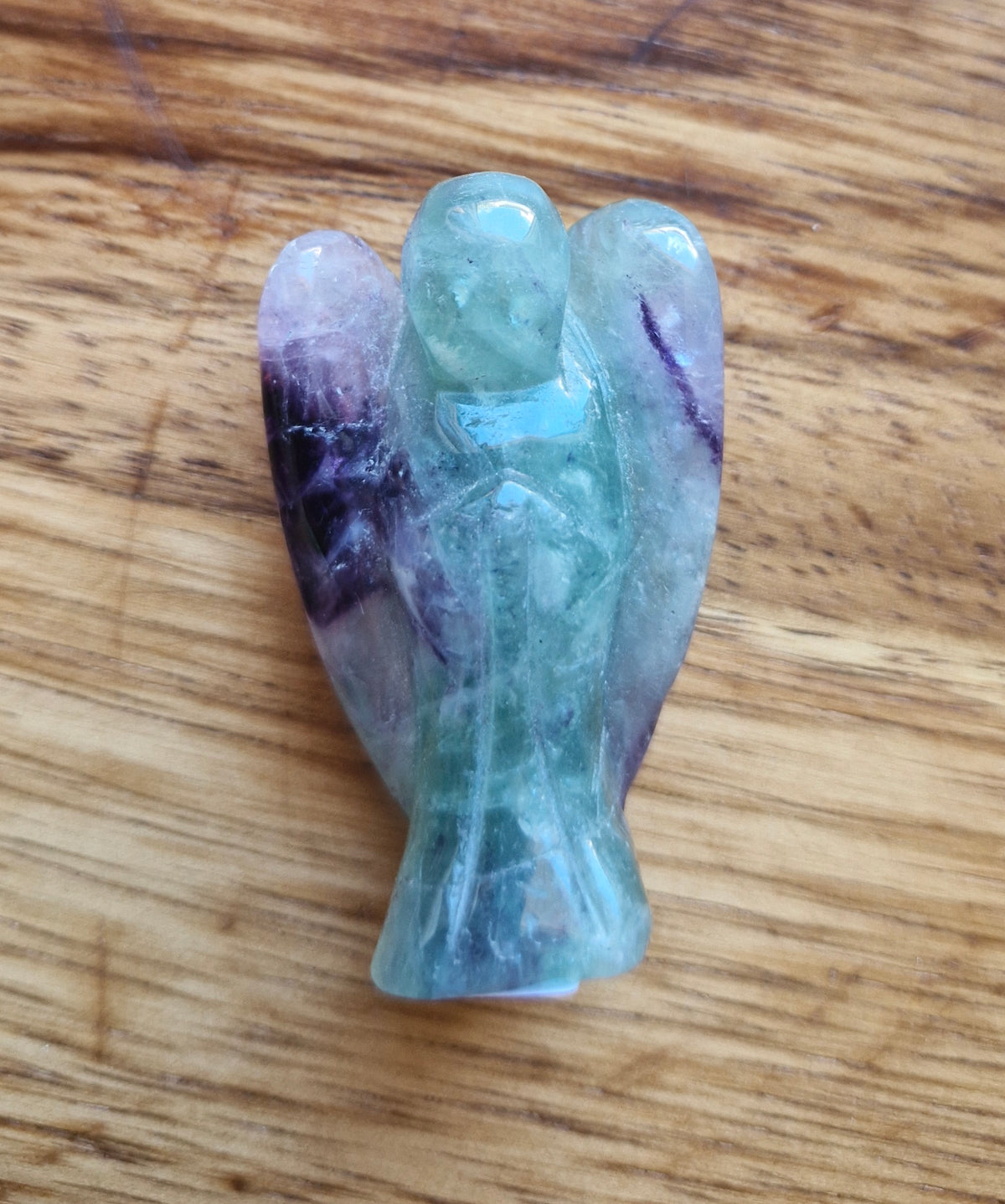 Ange en pierre naturelle – Figurine de collection | Lithothérapie