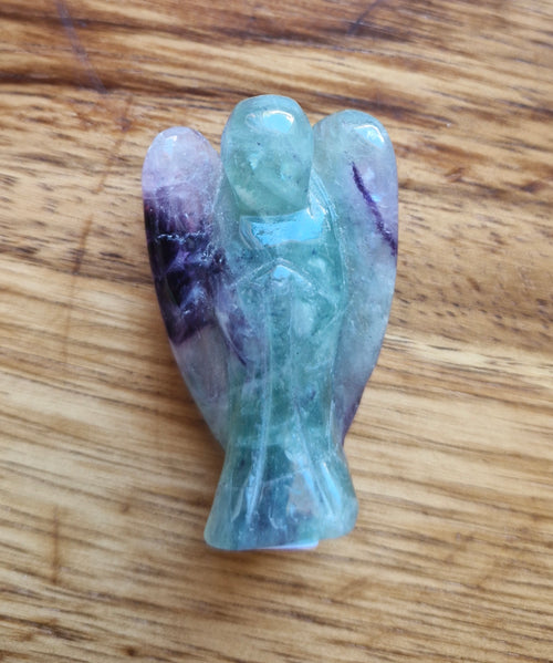 Ange en pierre naturelle – Figurine de collection | Lithothérapie