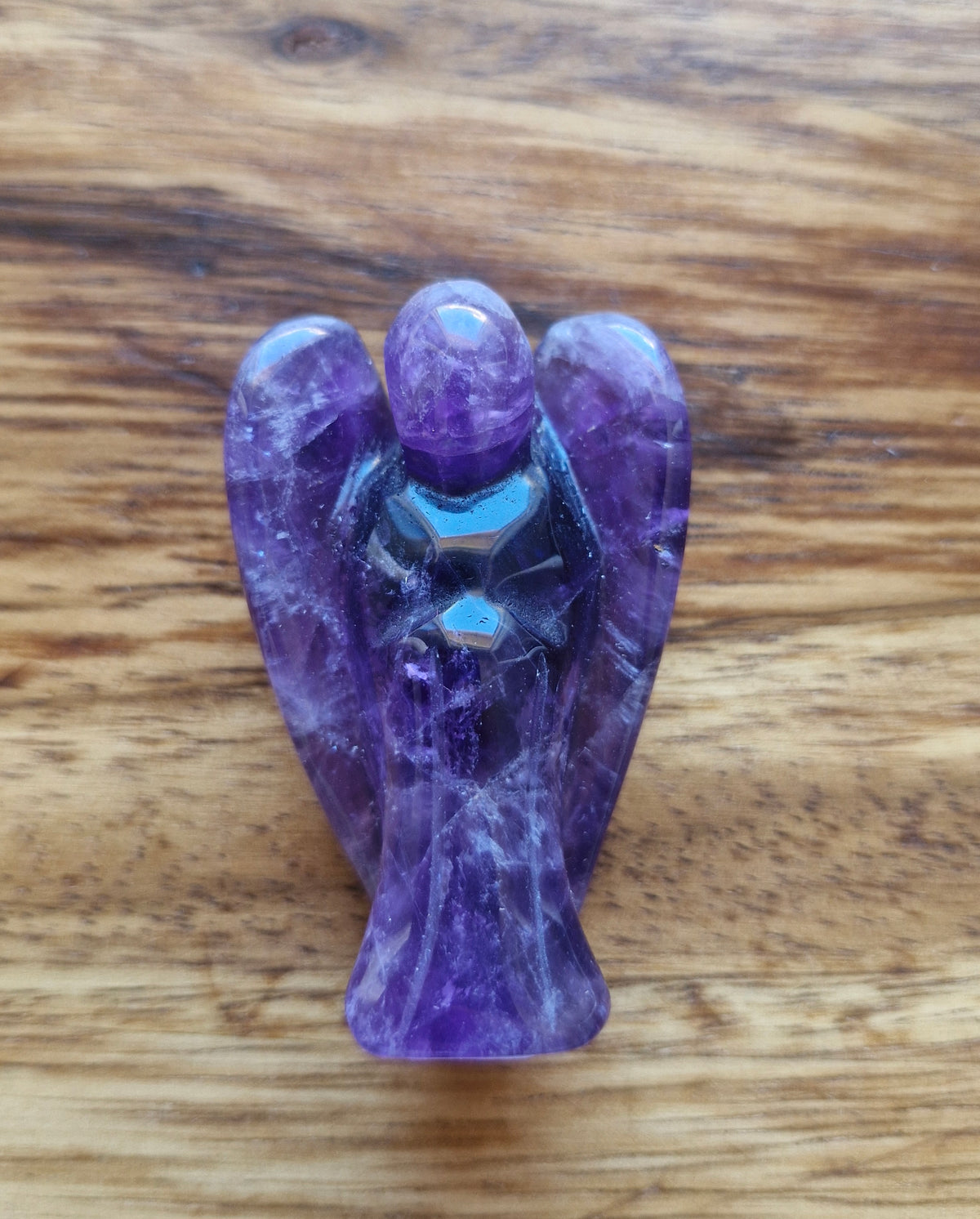Ange en pierre naturelle – Figurine de collection | Lithothérapie