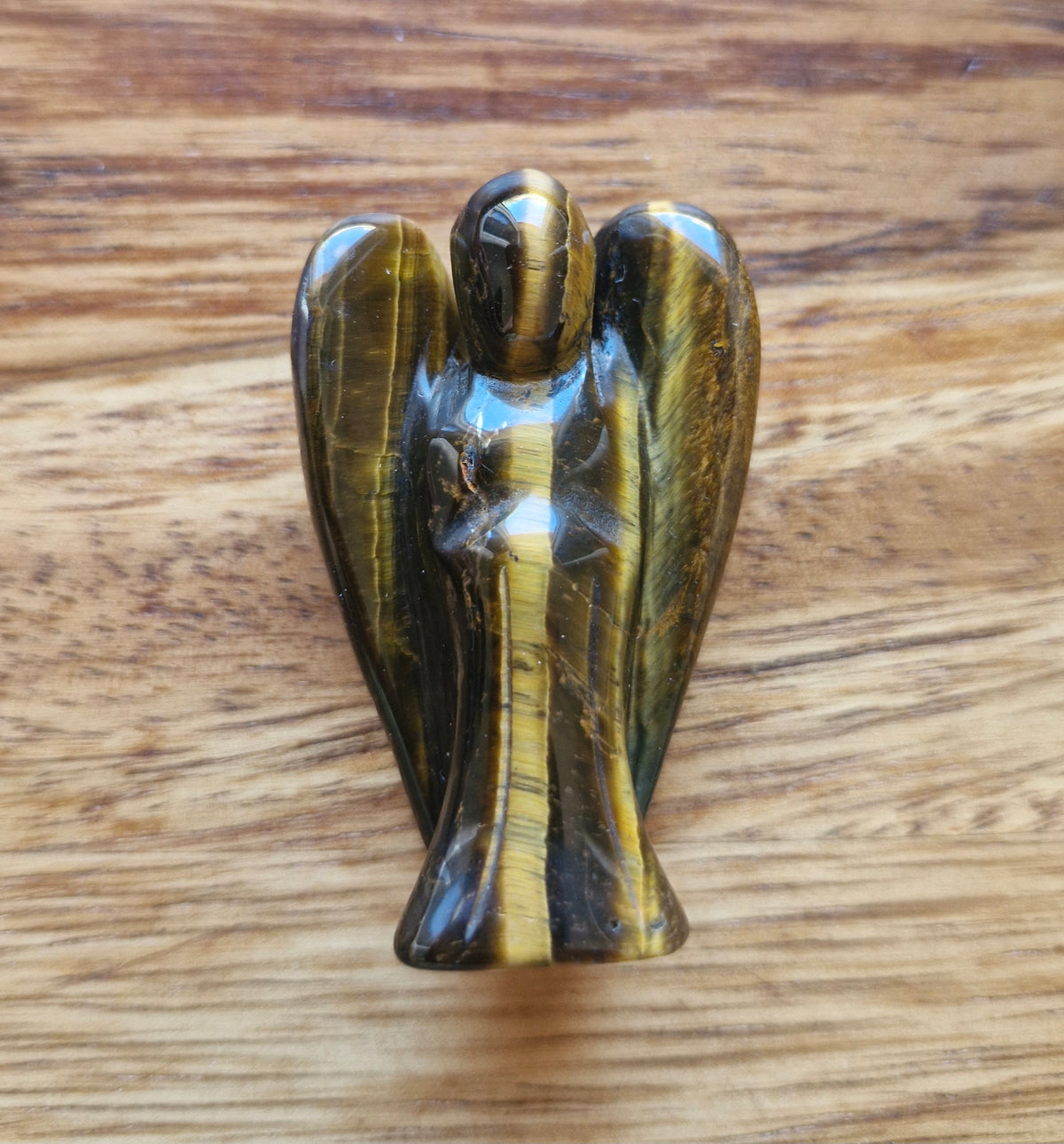 Ange en pierre naturelle – Figurine de collection | Lithothérapie