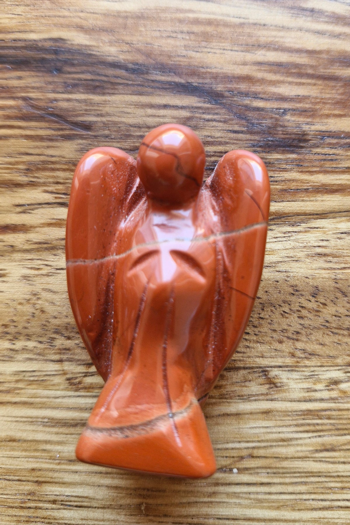 Ange en pierre naturelle – Figurine de collection | Lithothérapie