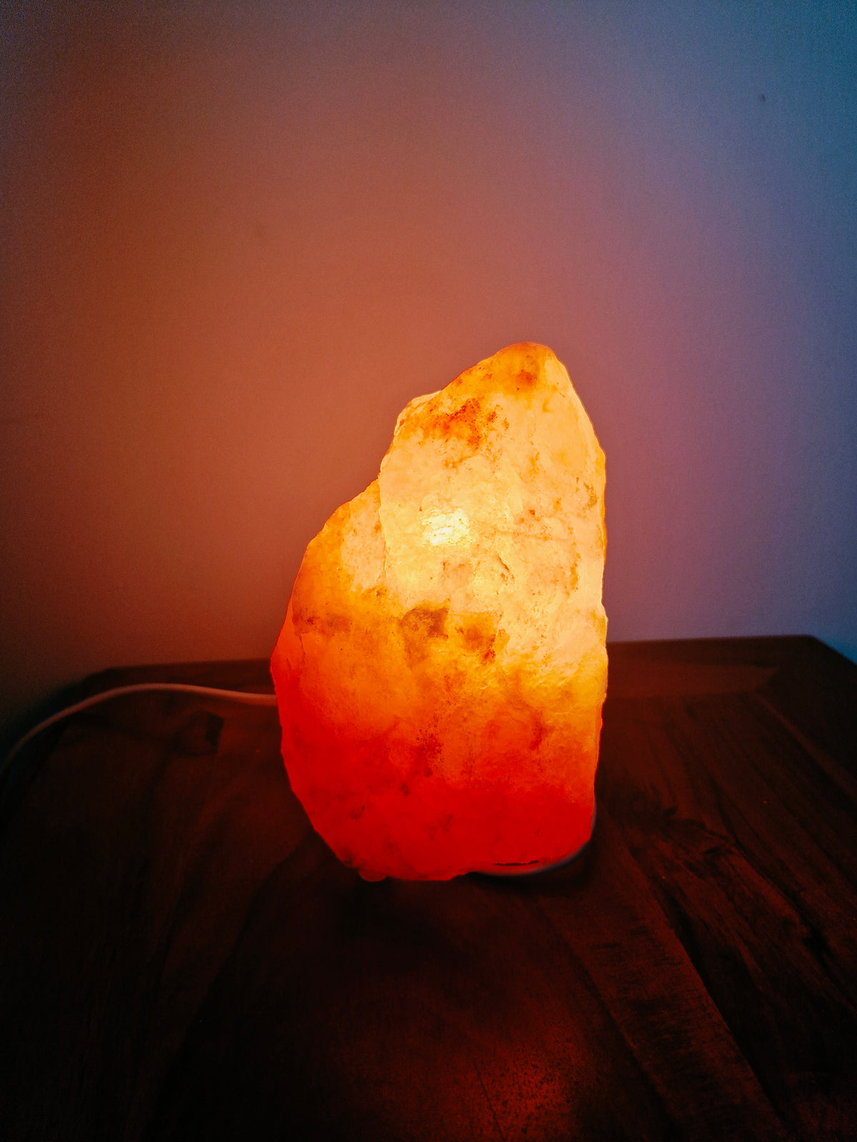 Lampe de sel d'Himalaya forme rocher au choix