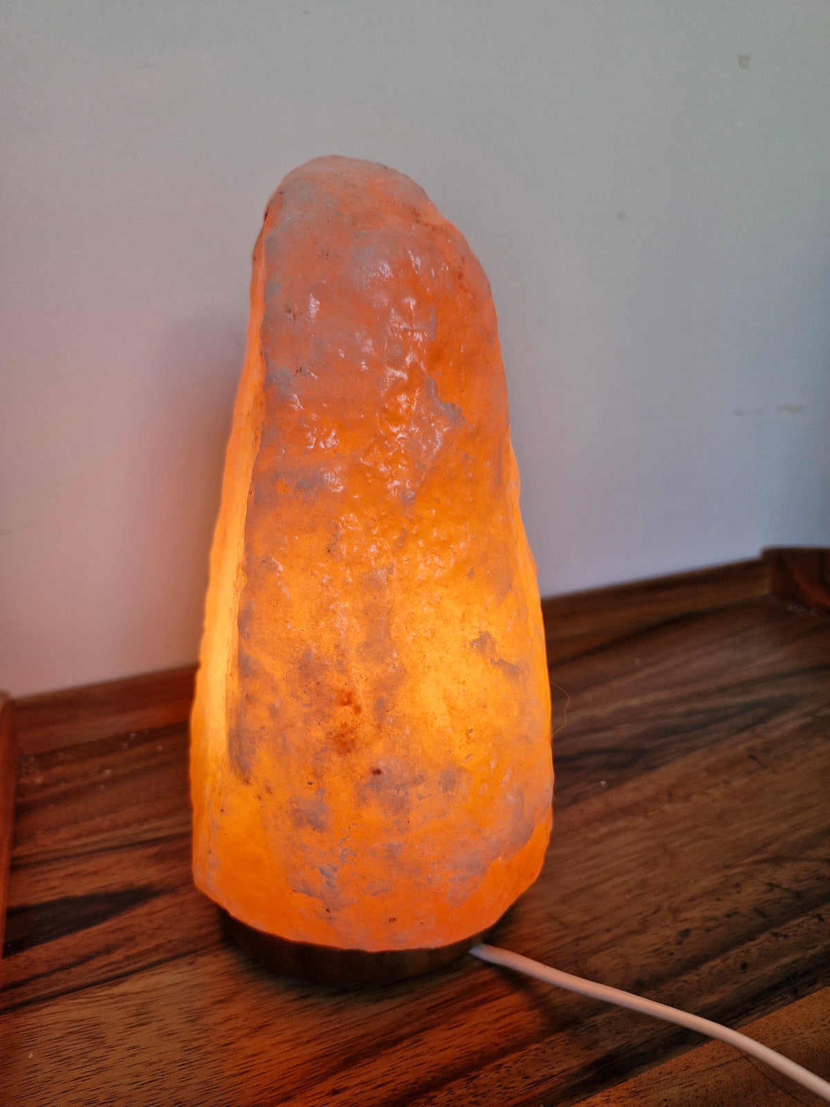 Lampe de sel d'Himalaya forme rocher au choix