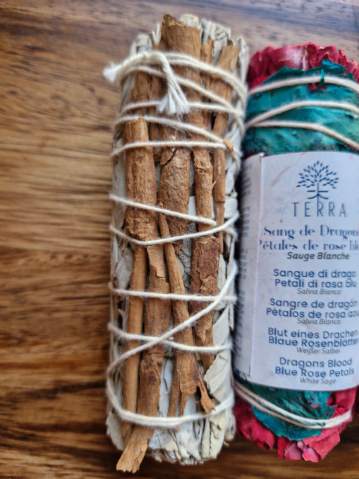 Bâtons de purification – Sauge, sang de dragon & rose