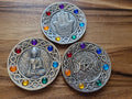 Porte-encens métal 7 chakras