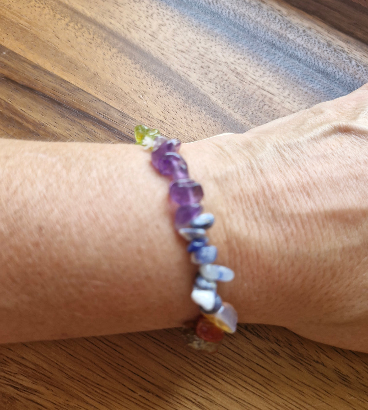 Bracelet baroque 7 chakras