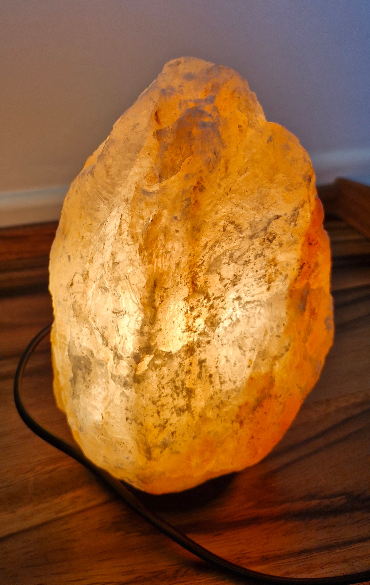 Lampe de sel d'Himalaya forme rocher au choix