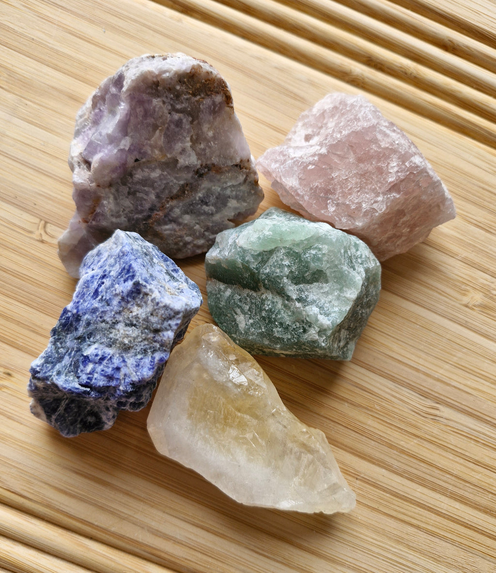 Lot de 5 Pierres Minérales