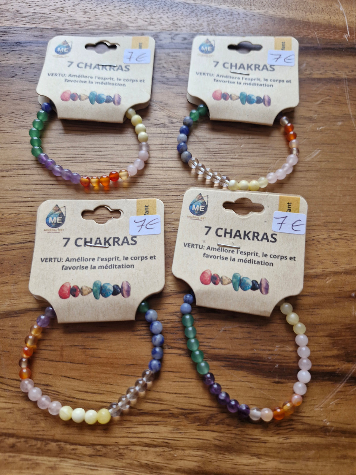 Bracelet billes enfant 7 chakras