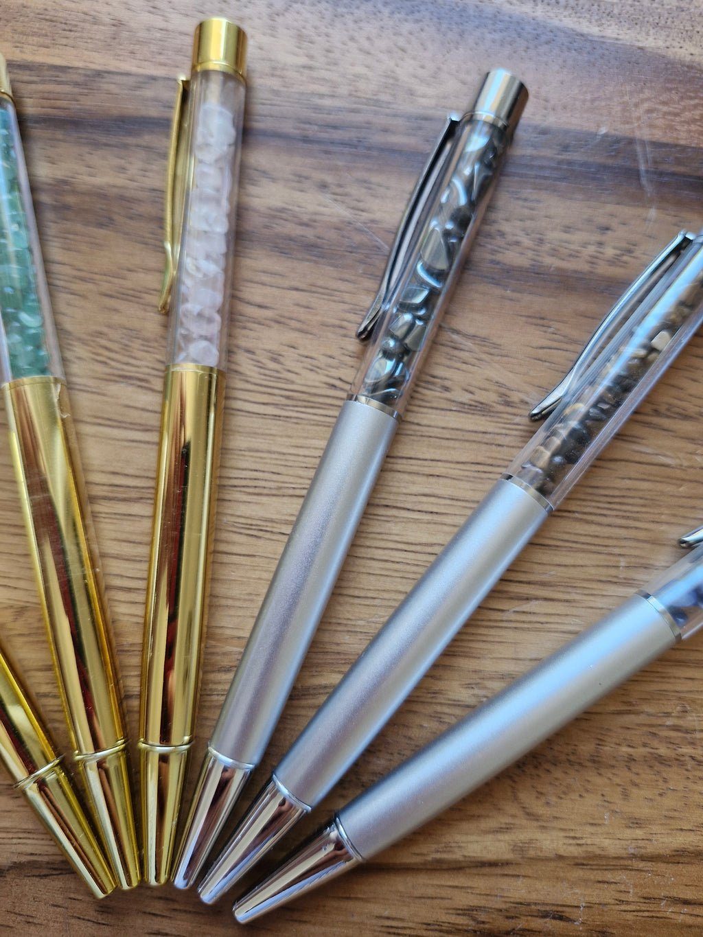 Stylo bille qualitatif avec minéraux