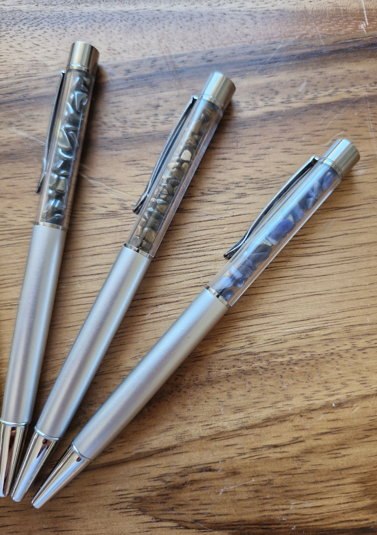 Stylo bille qualitatif avec minéraux