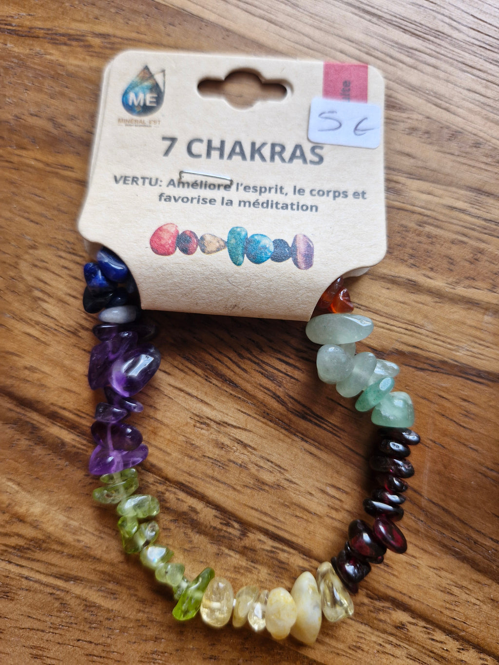 Bracelet baroque 7 chakras