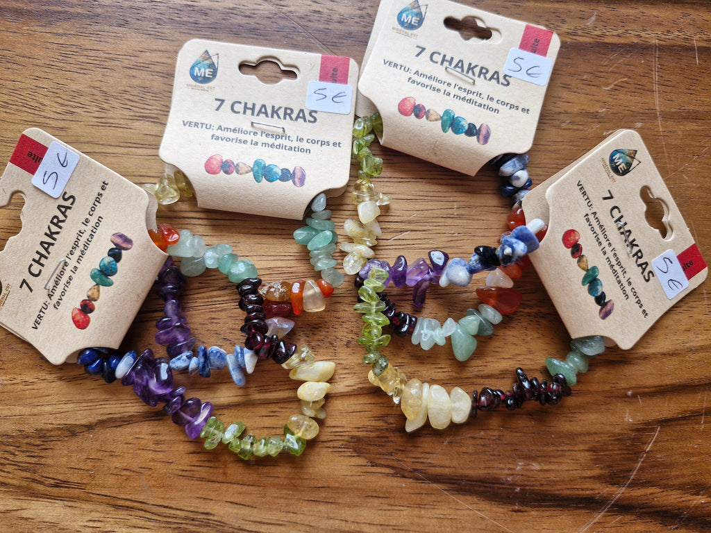 Bracelet baroque 7 chakras