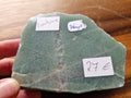Aventurine une face polie