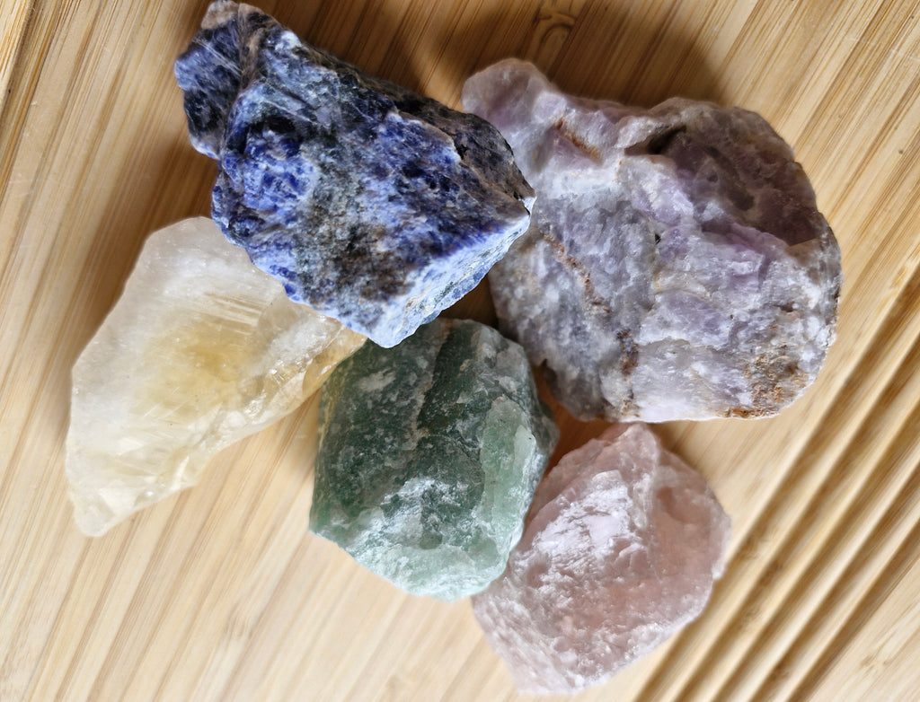 Lot de 5 Pierres Minérales