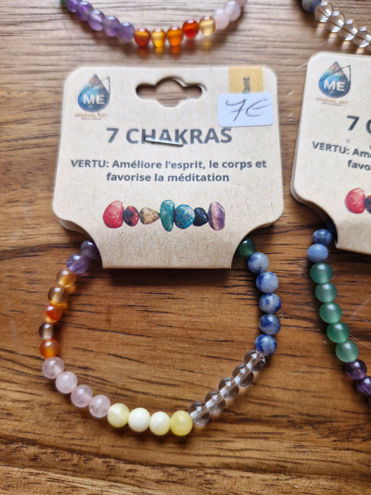 Bracelet billes enfant 7 chakras